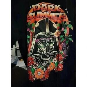 Star Wars T-Shirt Darth Vader Black Dark Summer NWT CR4 XL